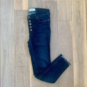 FREE PEOPLE Reagan Button Up Jeans